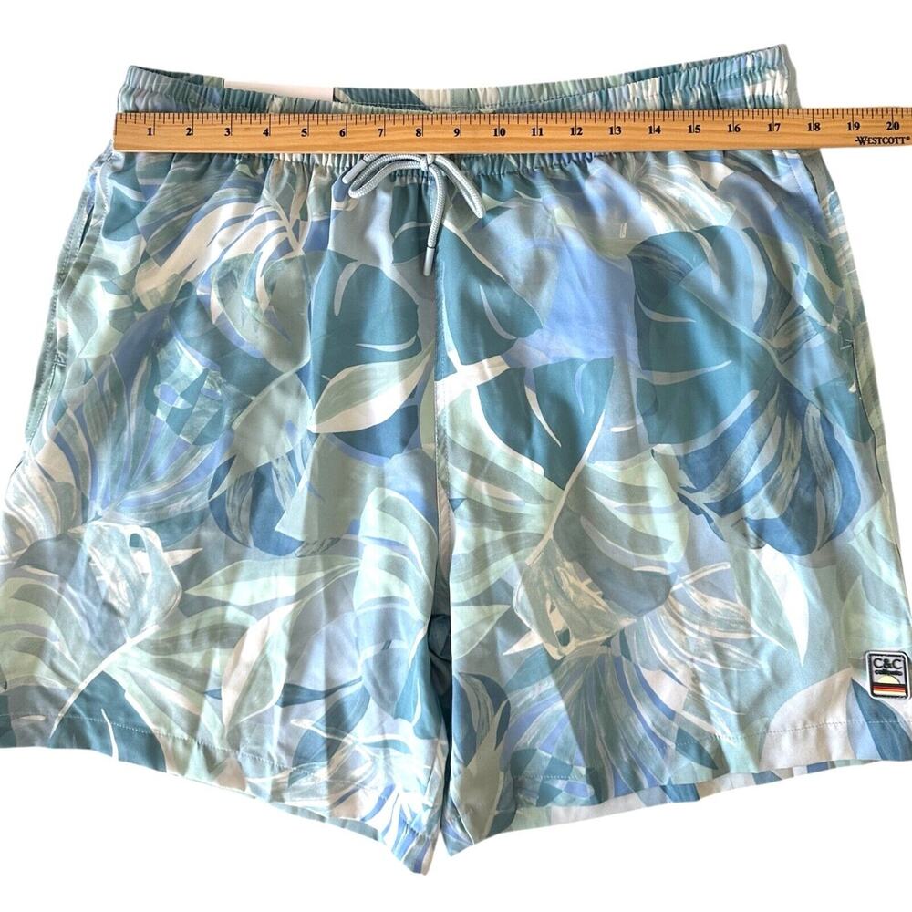 C&C California Men's 2 PCS Swimming Shorts And Polo Top Set Size XL Blue - Picture 13 of 14